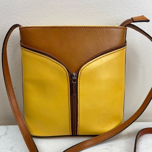 VERA PELLE ITALY MINI CROSSBODY LEATHER BAG - Picture 8 of 8
